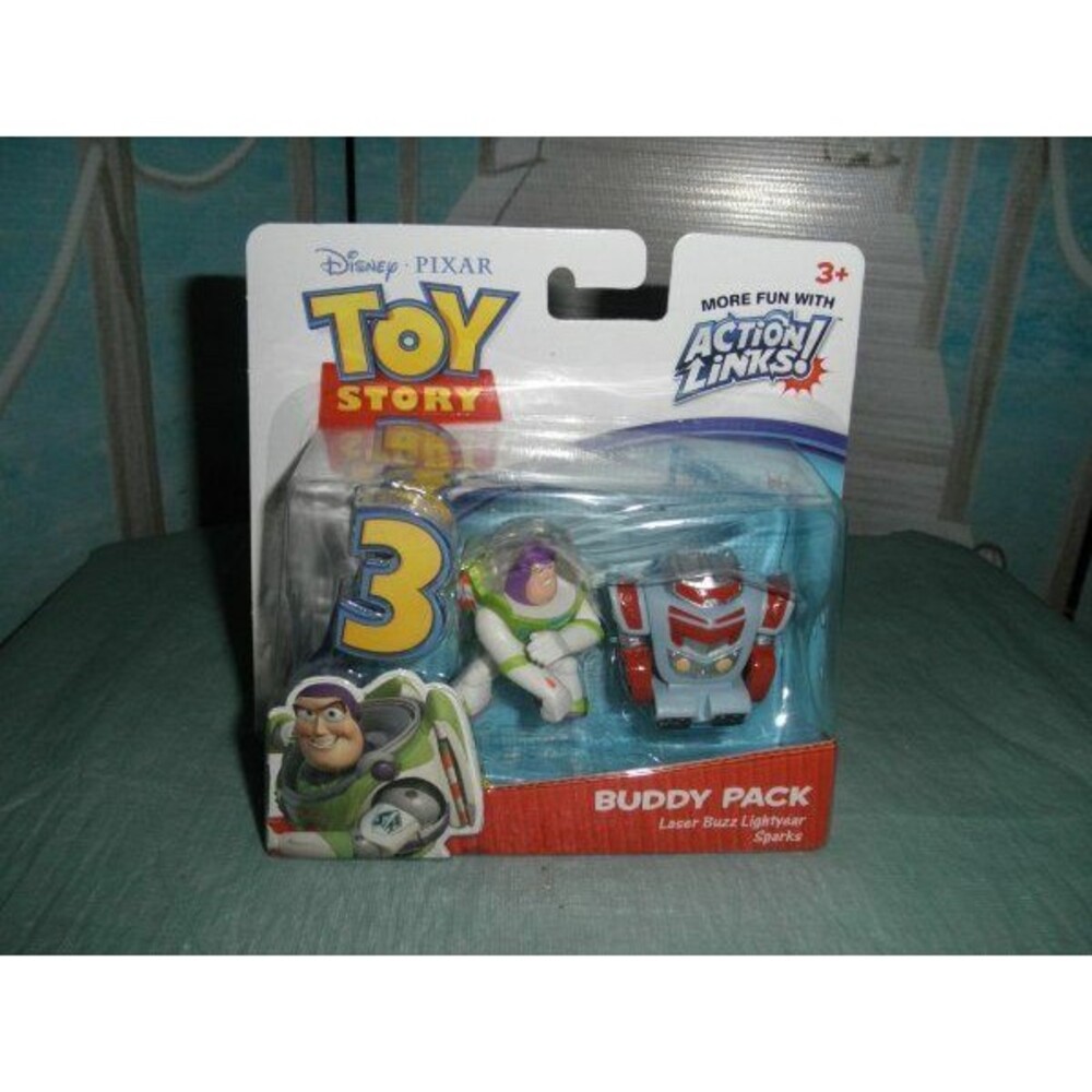 DISNEY PIXAR TOY STORY 3 BUDDY PACK LASER BUZZ LIGHTYEAR & SPARKS (MATTEL T0436)